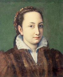 Selbstporträt, gekleidet als Ehrendame der Königin von Spanien, 1559